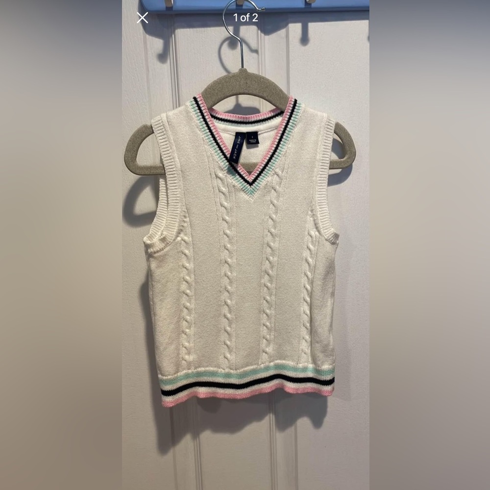 Janie and Jack size 3T Easter sweater vest